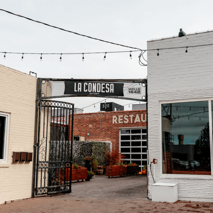 The exterior of La Condesa Eatery restaurant